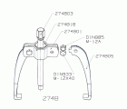EXTRACTOR FORZA SERIE 2740 AUTOCENTRANTE LIGERO DE 2 PATAS